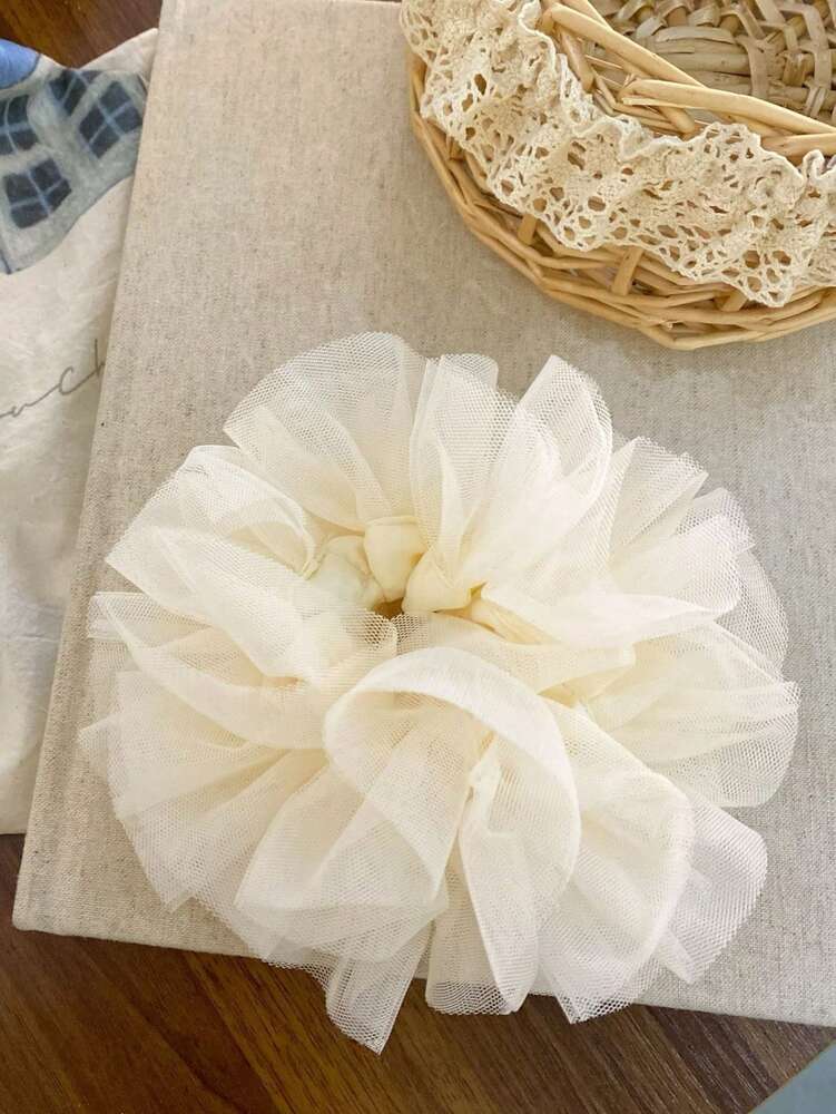 Floral Print Scrunchies Set, 1/3pcs Princess Style Hair Ties For Women