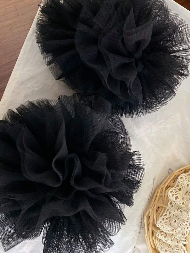 Floral Print Scrunchies Set, 1/3pcs Princess Style Hair Ties For Women